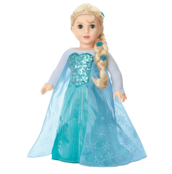 American Girl Disney Frozen Princess Elsa Doll 18 inch New with Box