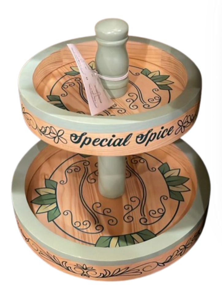 Disney Parks Tiana's Bayou Adventure Special Spice Tiered Tray New With Tag