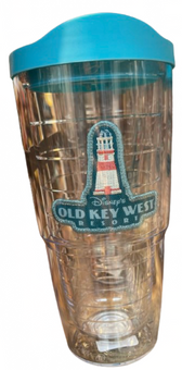Disney Parks Old Key West Resort Plastic Tumbler W Lid New With Tag