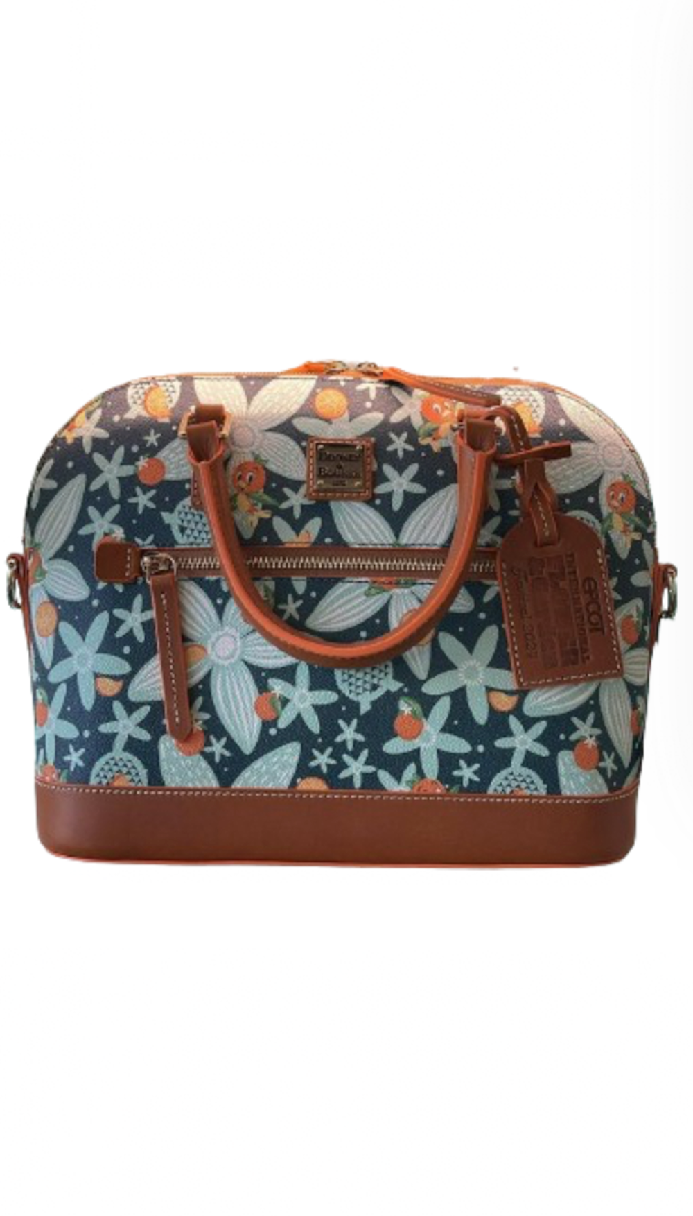 Disney Epcot Flower and Garden 2024 Orange Bird Satchel Dooney & Bourke New