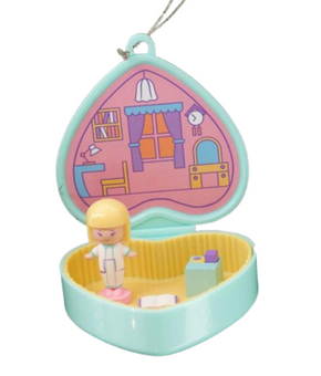 Polly Pocket Heart Compact Christmas Ornament New With Tag