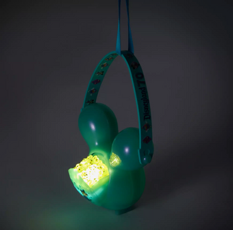 Disney Disneyland 70th Mickey Friends Balloon Light-Up Popcorn Bucket Ornament