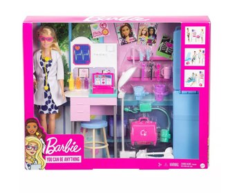 Barbie Careers Medical Doctor Doll Playset Toy New with Box