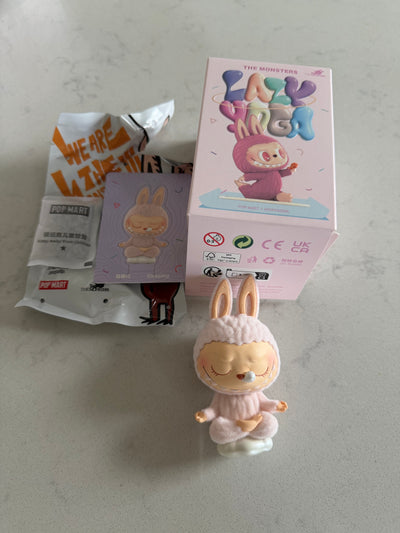 Pop Mart Labubu The Monsters Lazy Yoga Sleeping Figure USA SELLER New with Box