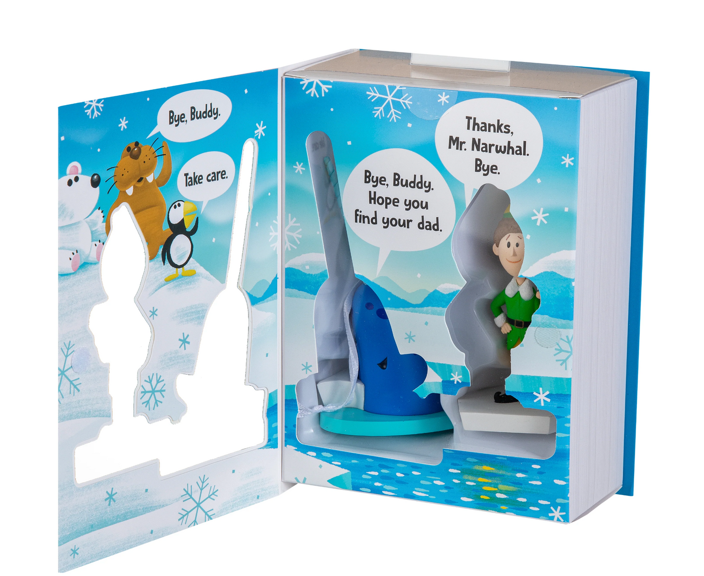 Hallmark Elf Storied Moments Christmas Ornament Set of 2 Buddy Elf Mr Narwhal