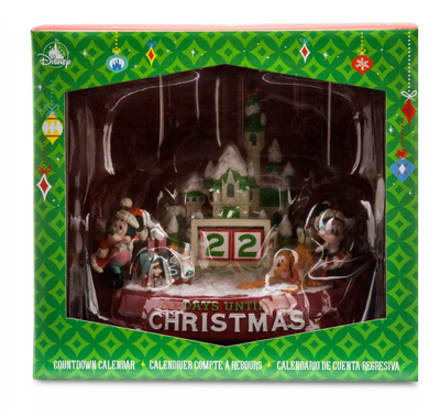 Disney Classics Mickey Minnie Pluto Chip 'n Dale Holiday Countdown Calendar New