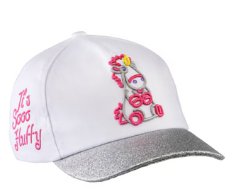 Universal Studios It's Sooo Fluffy Unicorn Glitter Cap Baseball Hat New With Tag