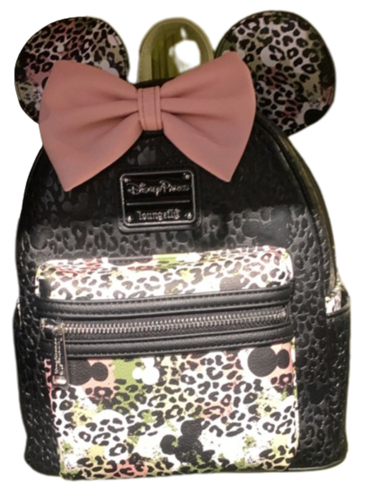 Disney Parks Animal Kingdom Print Green/Pink Loungefly Backpack New with Tag