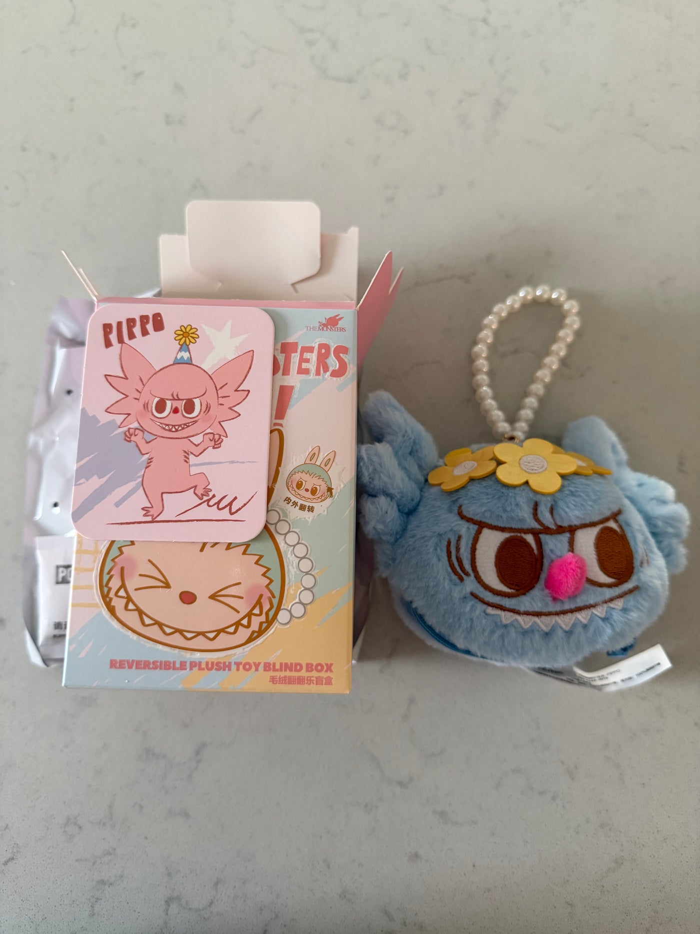 Pop Mart Labubu The Monsters Party Series Reversible Pippo Plush USA SELLER New