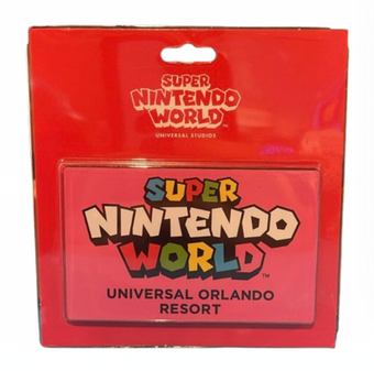 Universal Studios SUPER NINTENDO WORLD Mario Kart Orlando Resort Pink Magnet New
