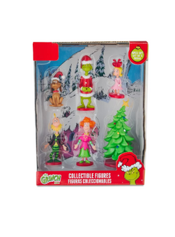 The Grinch Who Stole Christmas Collectible 6pcs Figurine Set Vinyl New With Tag