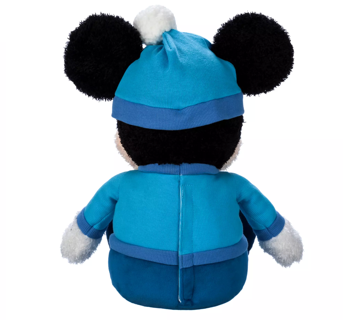 Disney Parks Mickey Holiday Snowflake Weighted Pouch Plush New with Tag