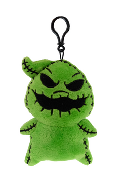 Disney The Nightmare before Christmas Oogie Boogie 6 inch Plush Clip Green New