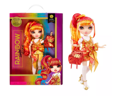 Rainbow High Junior High Special Edition Laurel De'Vious Posable Fashion Doll N