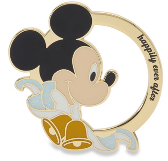 Disney Parks Mickey Mouse Happily Ever After Groom Pin New With Card