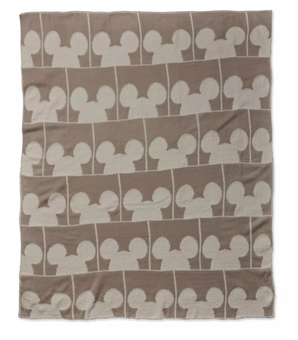Disney Parks Mickey Mouse Icon Throw Mickey Mouse Home Collection New with Tag