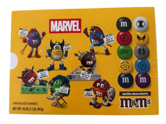 M&M's World Chocolate Candies 16oz Marvel Limited Edition New with Box