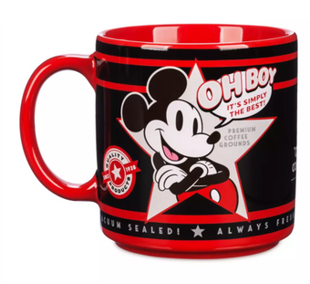Disney Parks Mickey Mouse ''Oh Boy!'' Coffee Mug New With Tag