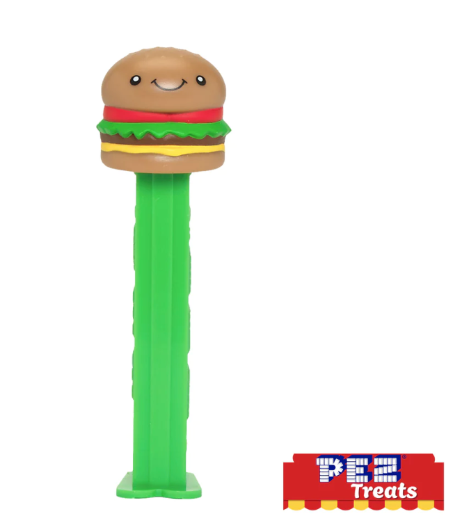 Marvel Burger Treats PEZ Dispenser and Refills Candy New Sealed