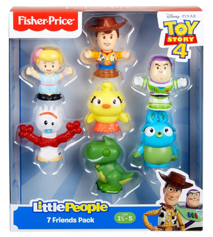 Fisher-Price Little People Toy Disney Toy Story 7 Friend Figure Set New With Box