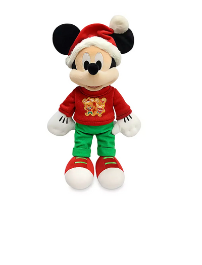 Disney Store 2020 Mickey Mouse Holiday Cheer Christmas Medium Plush New with Tag