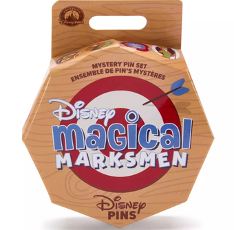 Disney Parks Magical Marksmen Mystery Pin Set Random New With Card