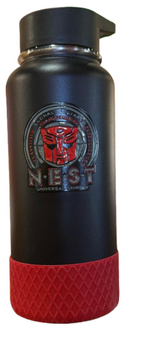 Universal Studios Transformers NEST Classic Black Water Bottle New with Tag