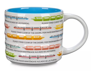 Disney Parks Monorail Coffee Mug Blue Interior New With Tag