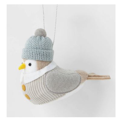 Target Bird with Gray Sweater Christmas Tree Ornament Wondershop New