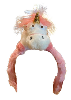 Universal Studios Despicable Me Unicorn Plush Headband Fluffy Minions New W Tag
