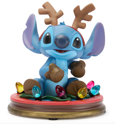 Disney Parks Stitch Light Up Festive Figure Lilo & Stitch New In Box