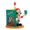 Disney Parks Mickey Santa Christmas Card Sketchbook Christmas Ornament New w Tag