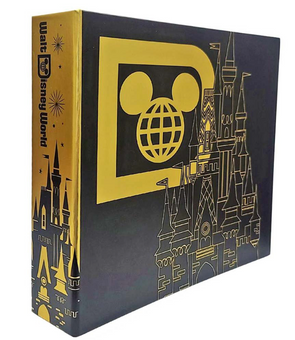 Disney Parks Cinderella Castle WDW Photo Album Black/Gold New With Tag