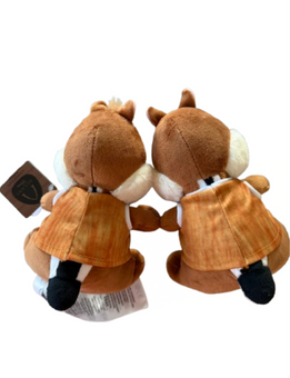 Disney Parks Aulani Resort Hawaii Chip 'n Dale Dressed 9inc Plush Toy New W Tag