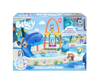Bluey Whale Water Park Playset, Slide Down The Whale Slide Toy New With Box