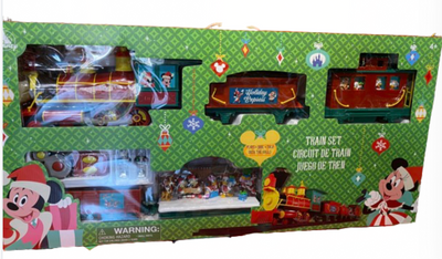 Disney Parks Holiday Express Christmas Mickey & Friends Train Set New With Box