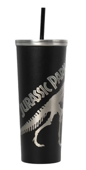 Universal Studios Jurassic Park Engraved Stainless Steel Tumbler New With Tag