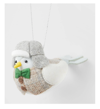 Target Bird with Green Bowtie Christmas Tree Ornament Wondershop New