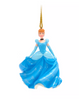 Disney Parks Princess Cinderella Glitter Porcelain Christmas Ornament New w Box