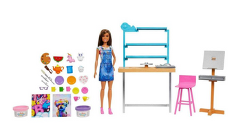 Barbie Relax & Create Art Studio Playset Toy New with Box