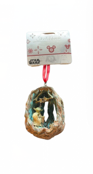 Disney Sketchbook Star Wars Yoda Dagobah Empire Strikes Back Christmas Ornament