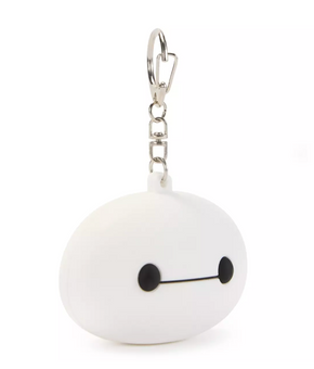 Disney Parks Baymax Keychain Big Hero 6 Head Puffy Silicone New with Tag