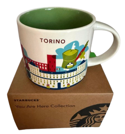 Starbucks You Are Here Torino Italy Ceramic Coffee Mug New with Box