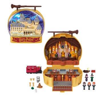 Polly Pocket Collector Playset, Harry Potter Compact with 5 Dolls New with Tags