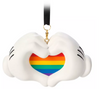 Disney Parks Mickey Mouse Gloves Sketchbook Ornament Pride Collection New W Tag