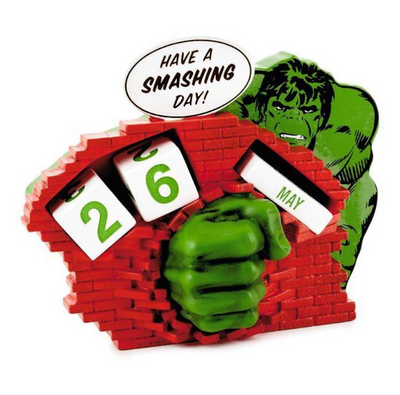 Hallmark Marvel Hulk Have a Smashing Day Perpetual Calendar New