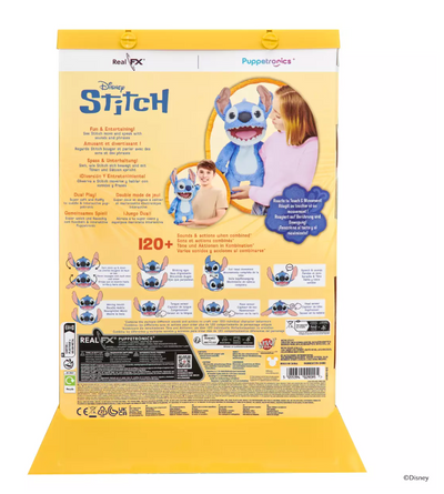 Disney Stitch Puppetronic by RealFX Lilo & Stitch Live Action Film New