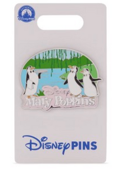 Disney Parks Mary Poppins Penguin Waiters Pin New with Card