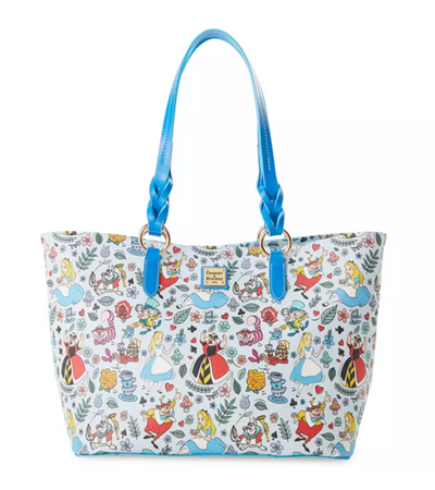 Disney Parks Alice in Wonderland Dooney & Bourke Tote Bag New With Tag