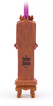 Disney Parks Haunted Mansion Clock Glow Sketchbook Christmas Ornament New w Tag